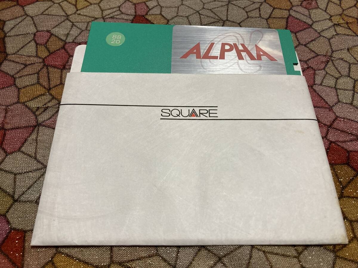 スクウェア アルファ ALPHA ソノシート付 PC-8801版(5インチFD1 スクウェア アルファ ALPHA ソノシート付 PC-8801版(5インチFD1