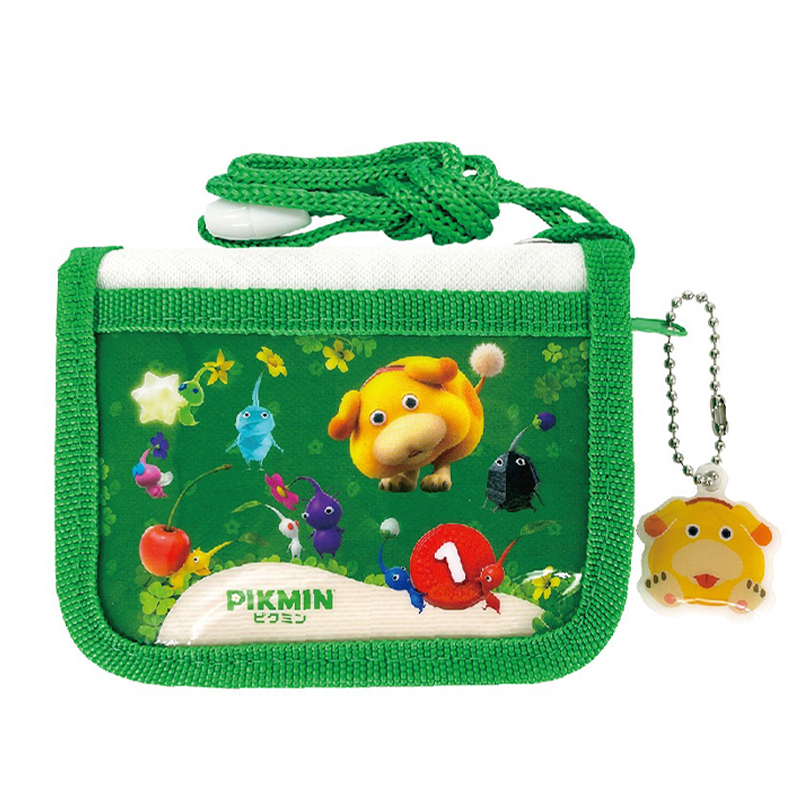 ピクミン PIKMIN RFウォレット ストラップ付き グリーン キャラクター キッズ 子供用 ユニセックス 03