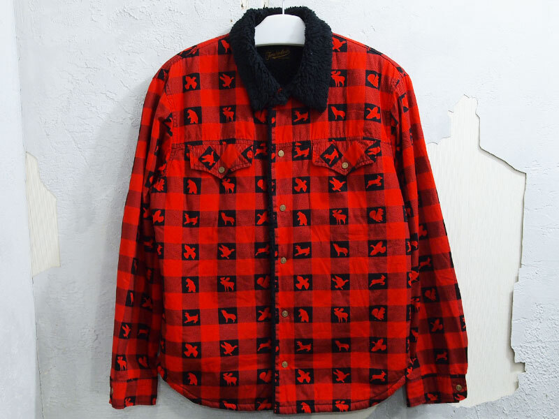 TENDERLOIN T-SHERPA SHT W ウィンチェスター ボア シェルパ シャツ アニマル 動(dòng)物柄 テンダーロイン M