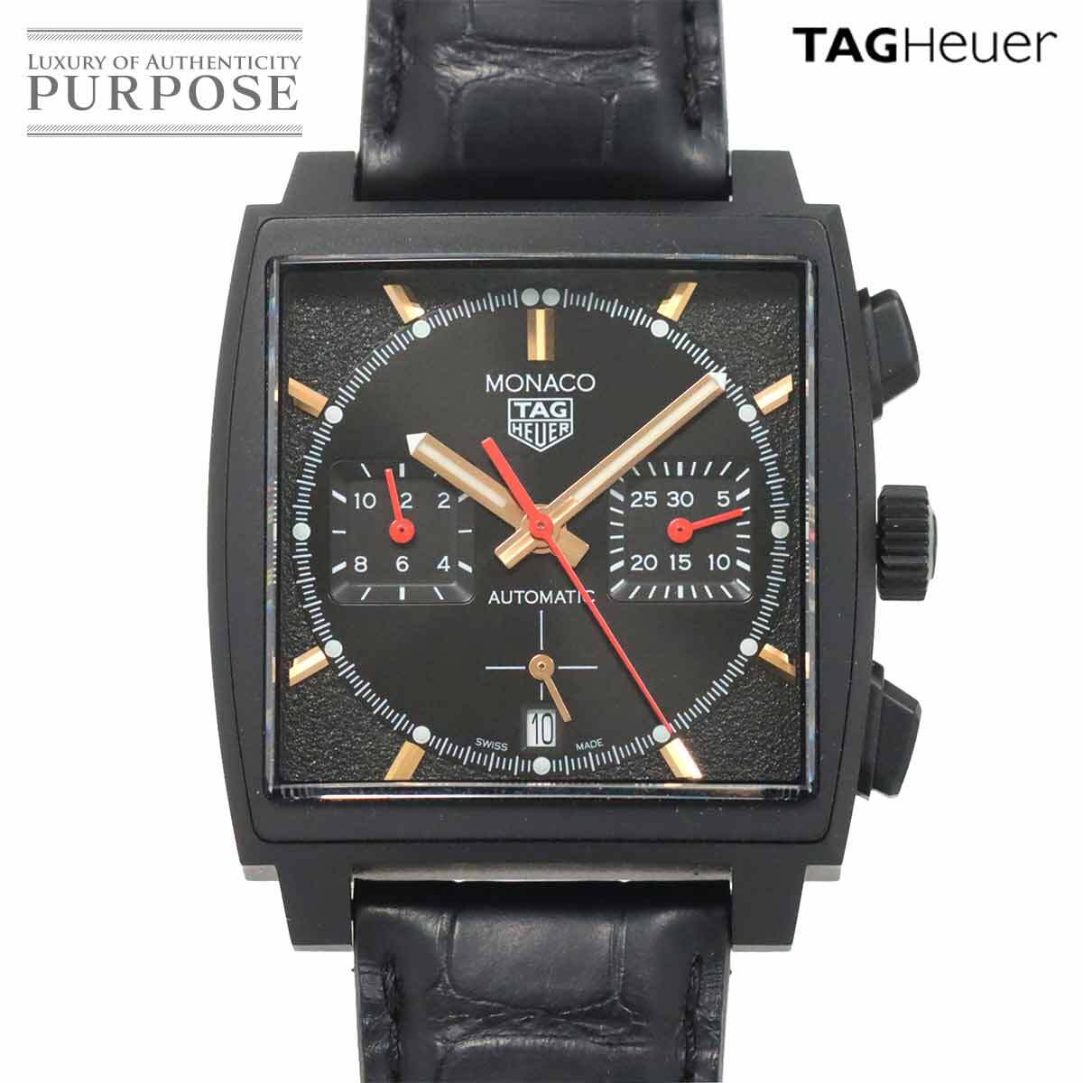 タグホイヤー TAG Heuer モナコ スペシャルエディション CBL2180 メンズ 腕時計 デイト ブラック 自動巻き ウォッチ Monaco 90258961