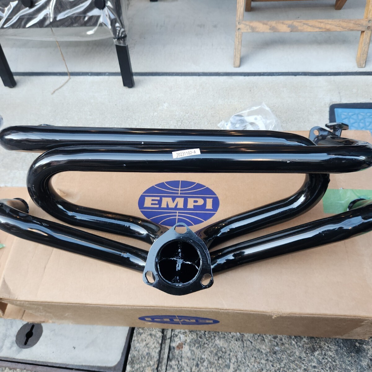 空冷VW EMPI ラージフランジ マフラーセット 新品 ビートル