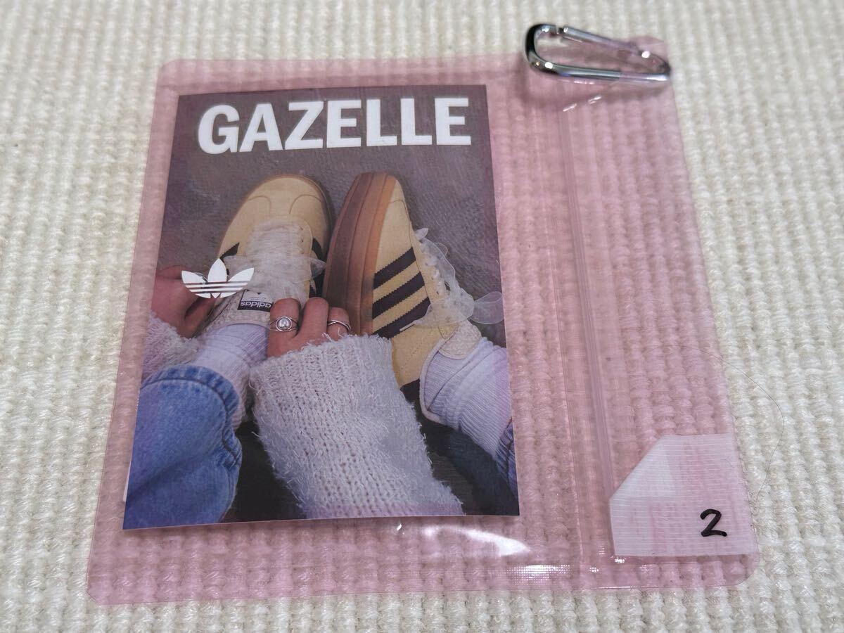 2 新品 未使用 未開封 購入特典 アディダス adidas 靴紐 ひも オーガンジーシューレース リボン ピンク GAZELLE SAMBA SPEZIAL