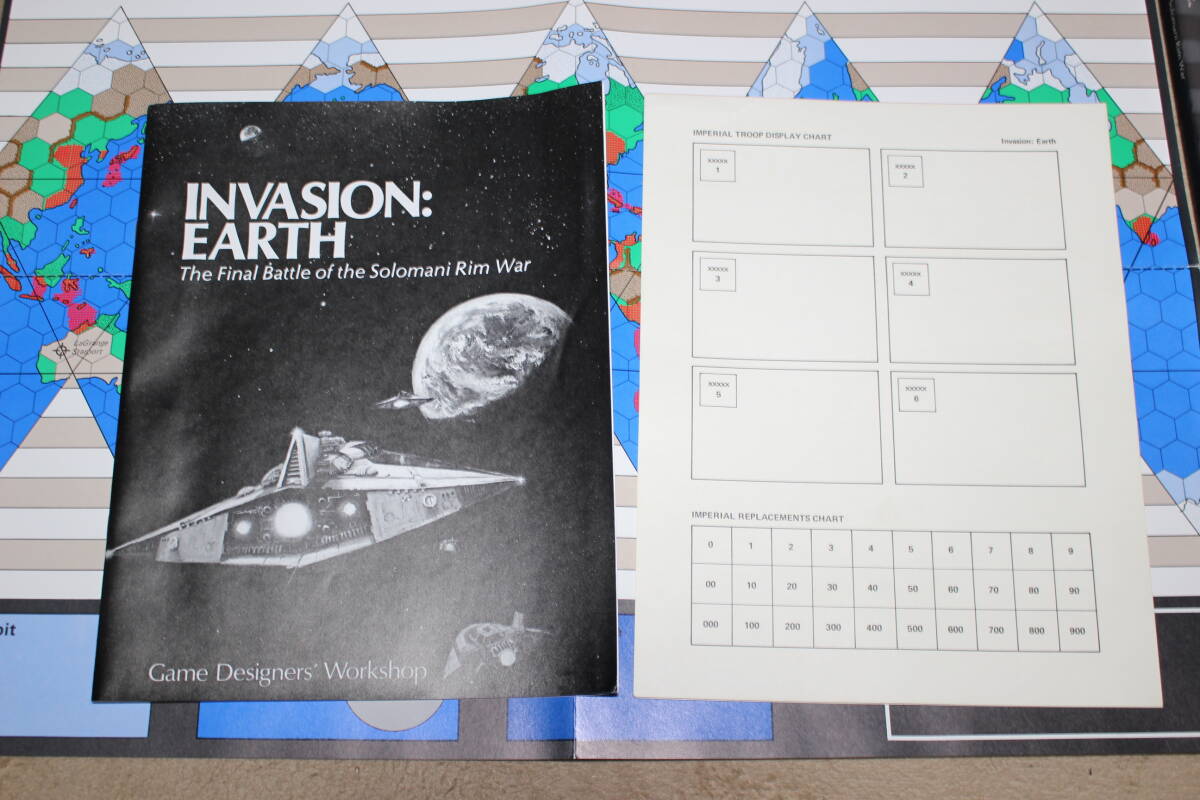 swg (GDW)INVASION EARTH 地球侵攻、日本語訳付、未使用 ゲーム swg (GDW)INVASION EARTH 地球侵攻、日本語訳付、未使用 ゲーム