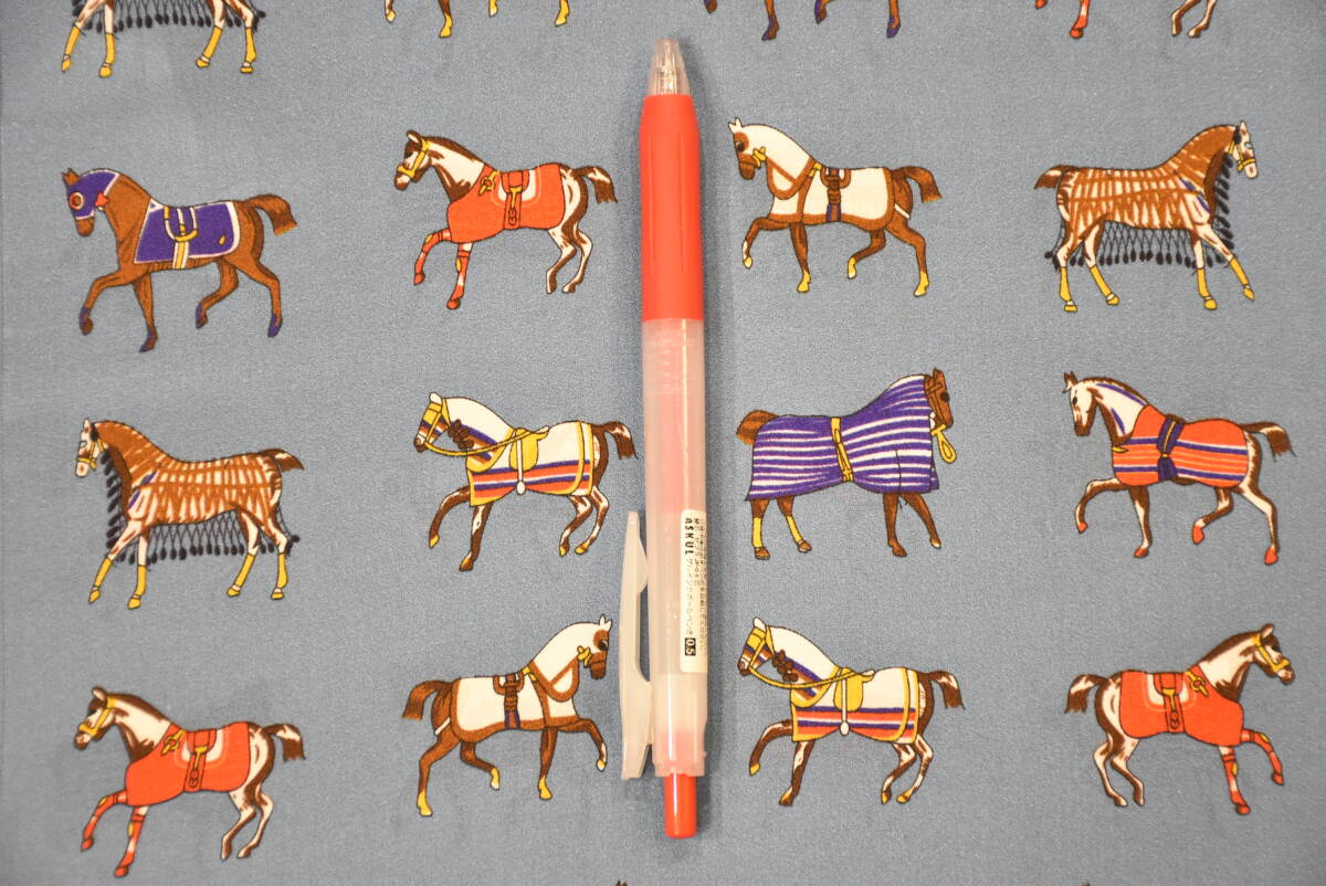 S*LA2-3* условия имеется бесплатная доставка . иметь!* Mini * шарф * шелк *100%* голубой * лошадь *53×53* модный * elegant * холод . меры * сумка очарование * подарок