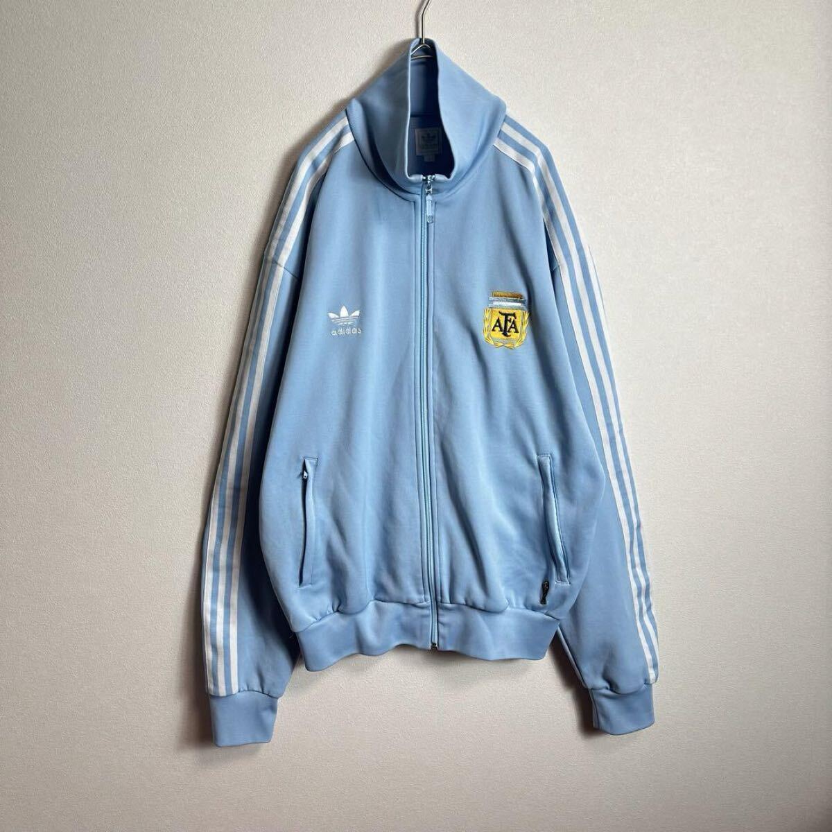 【激レア】アルゼンチン代表ジャージadidas ライトブルー　水色　3XLサイズ