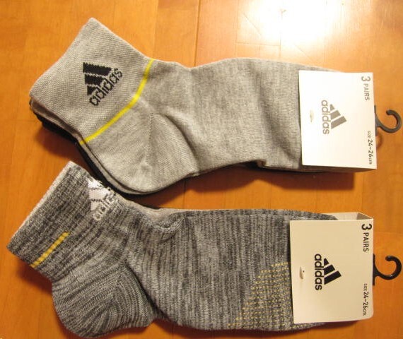 *送料無料*新品*アディダス*24-26㎝*ソックス3足×２*②*adidas*