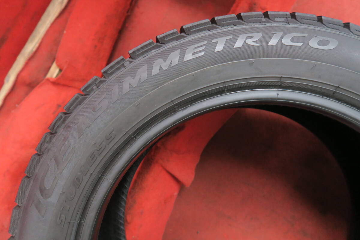 1AB663 * зимние шины 2 шт * 195/55R16 PIRELLI ICE ASIMMETRICO * шероховатость гора 