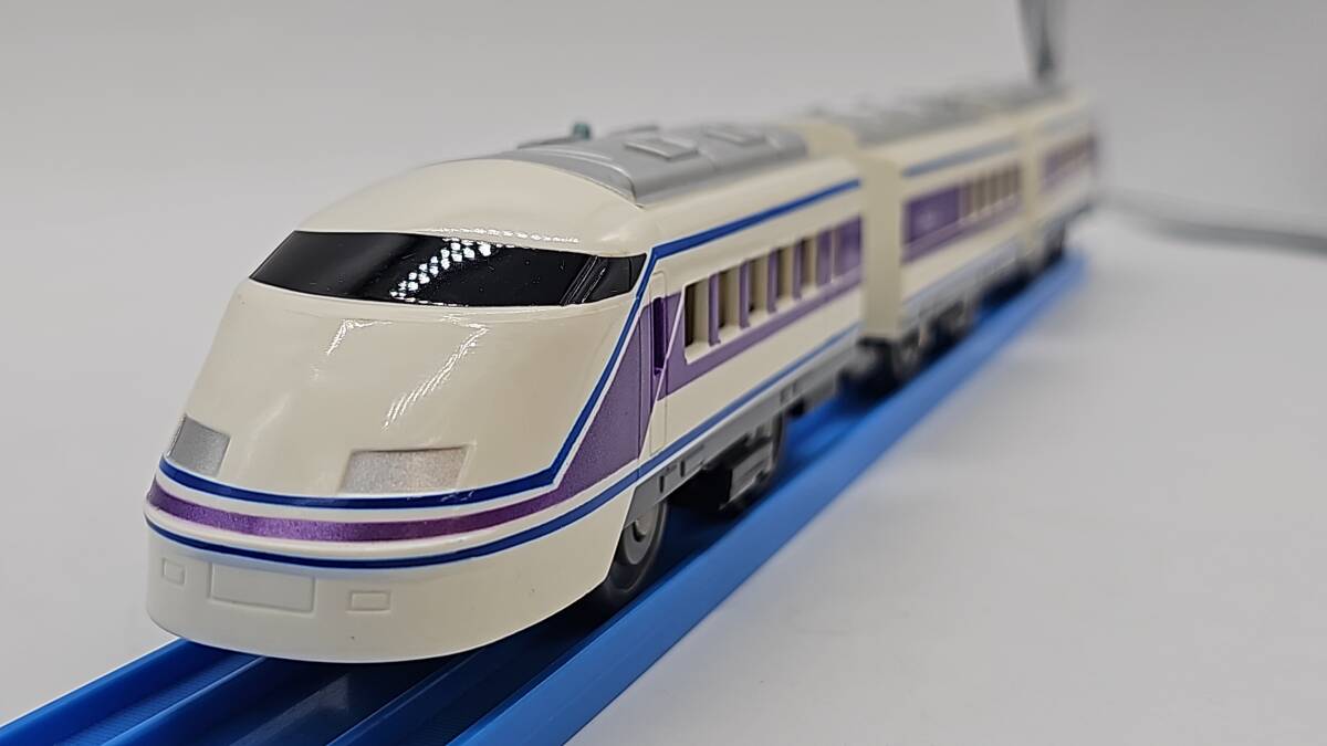 S7120c★ TOMY トミー プラレール 東武スペーシア 雅 100系 3両編成 東武鉄道 先頭車両 中間車両 後尾車両 動力車 電車 鉄道模型