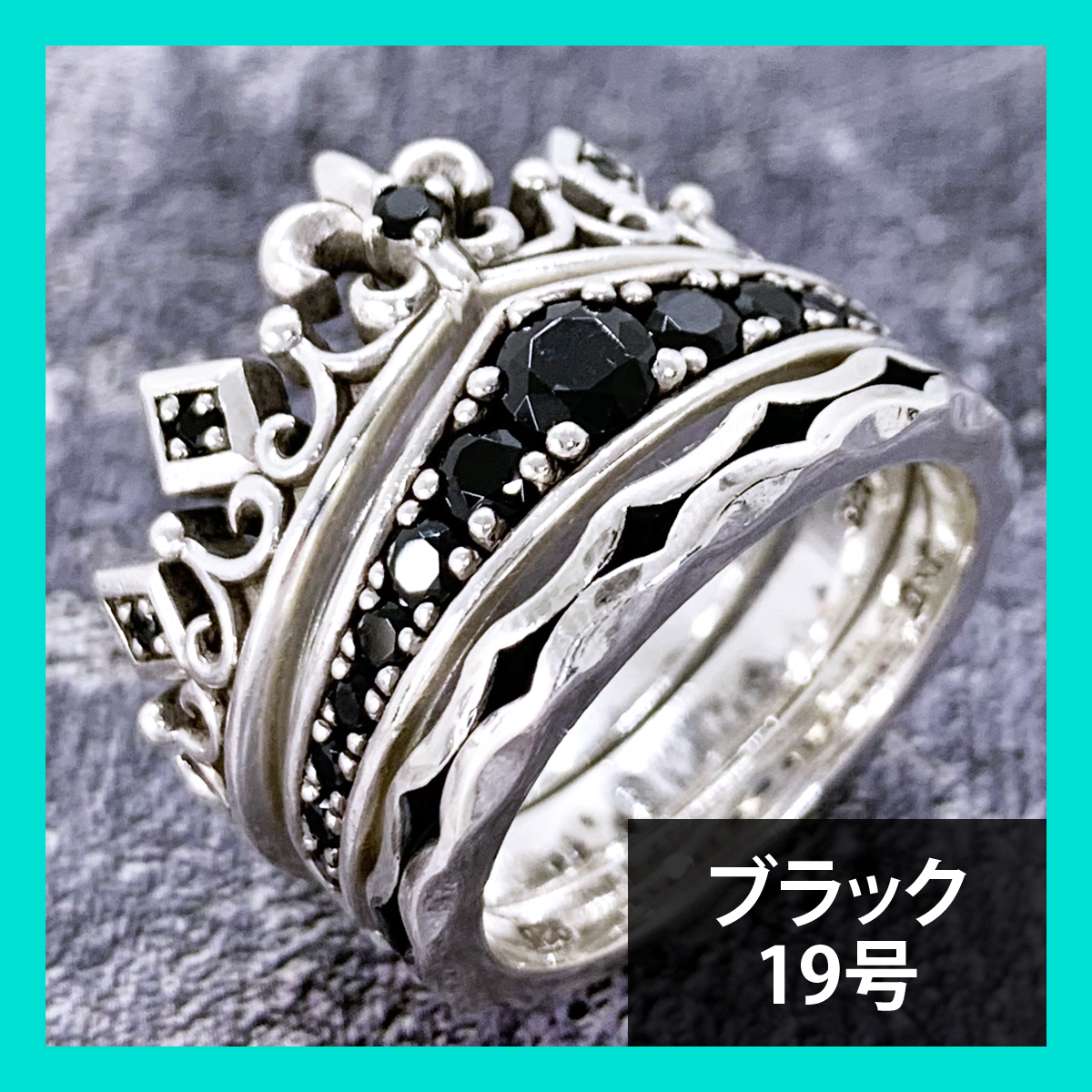 定価9 4万 GLAY TERU着 清春着Justin Davis ジルコニア装飾3連 定価9 4万 GLAY TERU着 清春着Justin Davis ジルコニア装飾3連