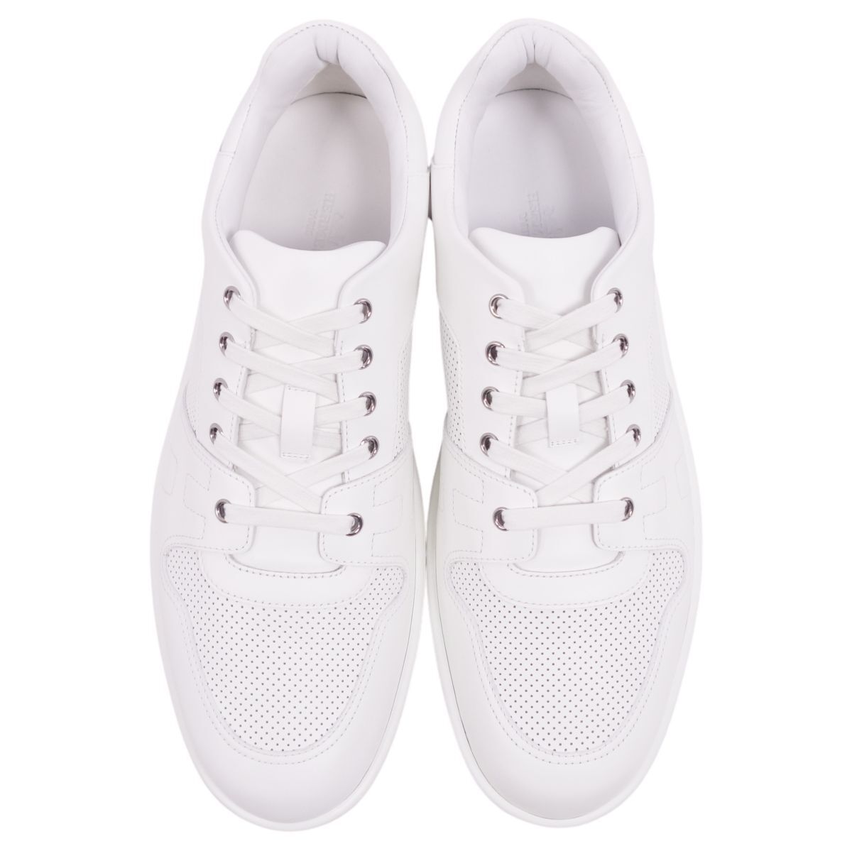 未使用 エルメス HERMES 2023 スニーカー Free フリー レースアップ ローカット レザーシューズ メンズ 44(28cm相當(dāng)) cf11me-rm10r07474