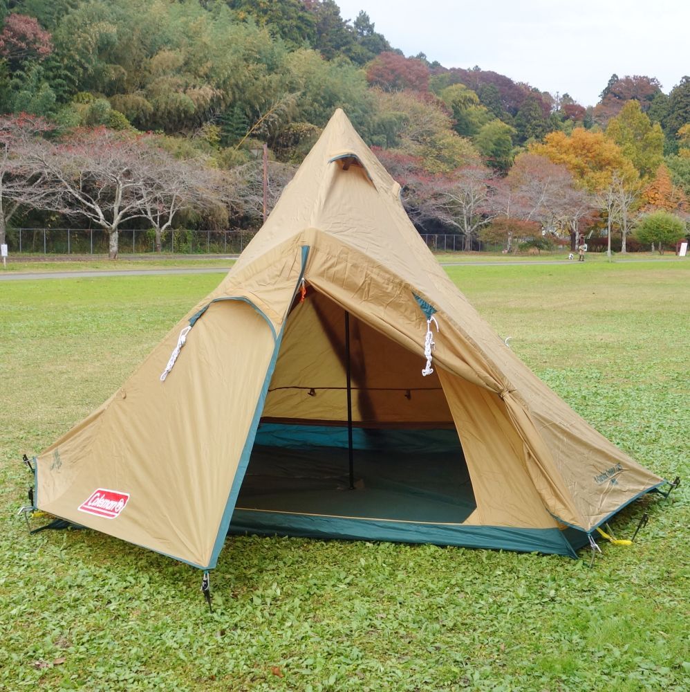 コールマン Coleman エクスカーションティピー 325 3人～4人用 ワンポール モノポール テント キャンプ アウトドア cf11oe-rk26y07281