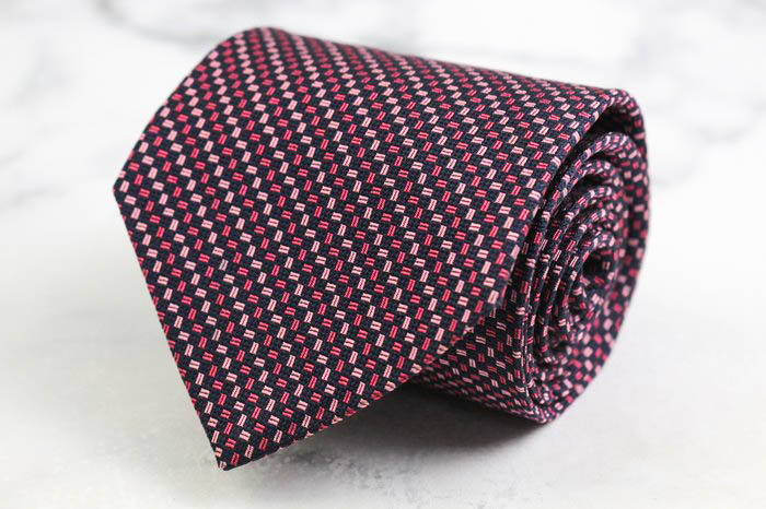 ブルックスブラザーズ ブランド ネクタイ 格子柄 パネル柄 シルク USA製 PO メンズ ピンク Brooks Brothers