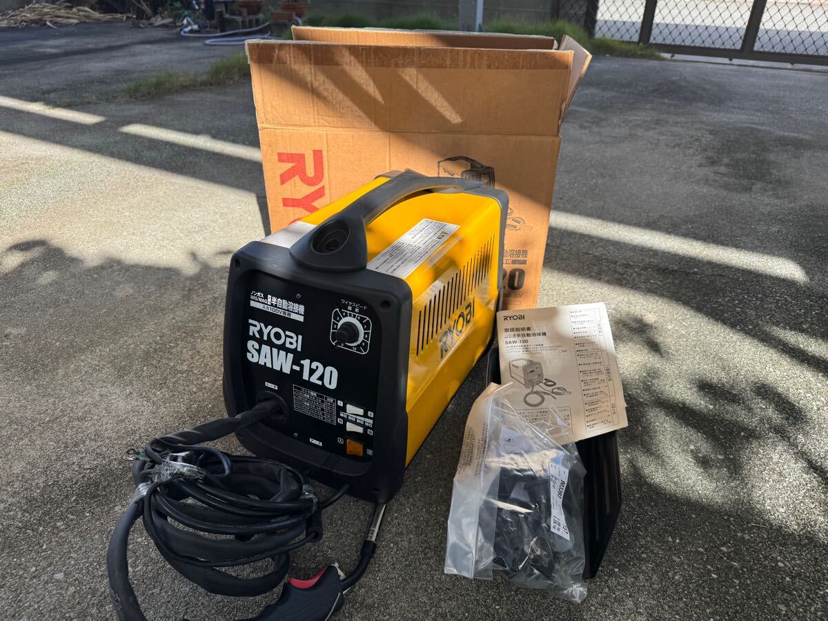 Yahoo!オークション - RYOBI 半自動溶接機 SAW-120ノンガスMiG Yahoo!オークション - RYOBI 半自動溶接機 SAW-120ノンガスMiG