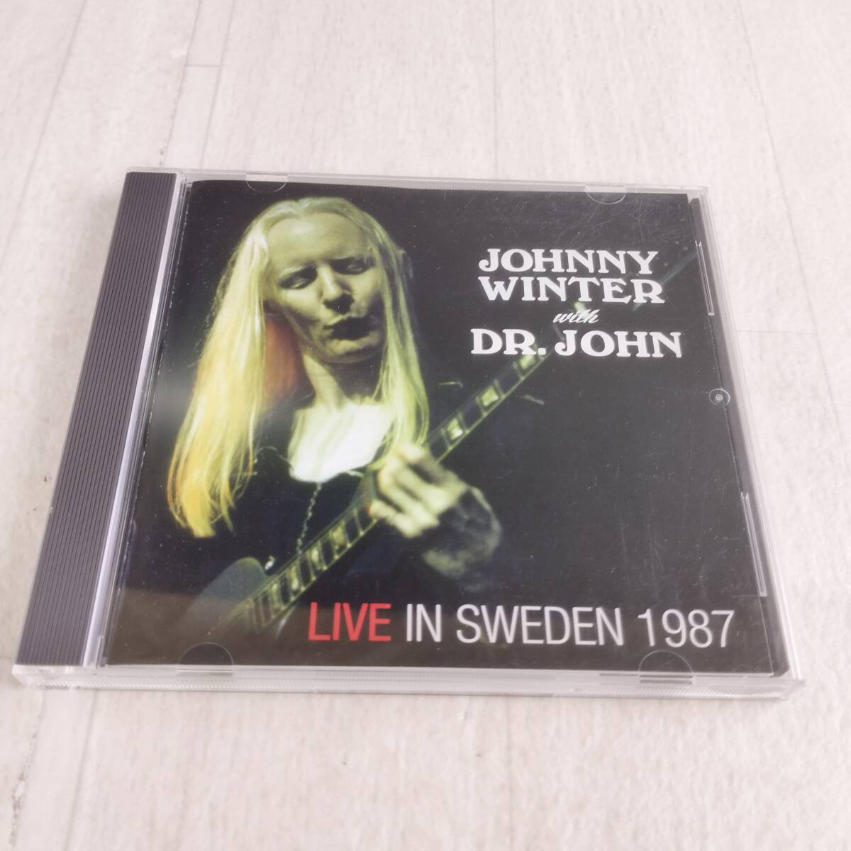 1JC10 CD ジョニー・ウィンター＆ドクター・ジョン ライヴ・イン・スウェーデン 1987 帯付き