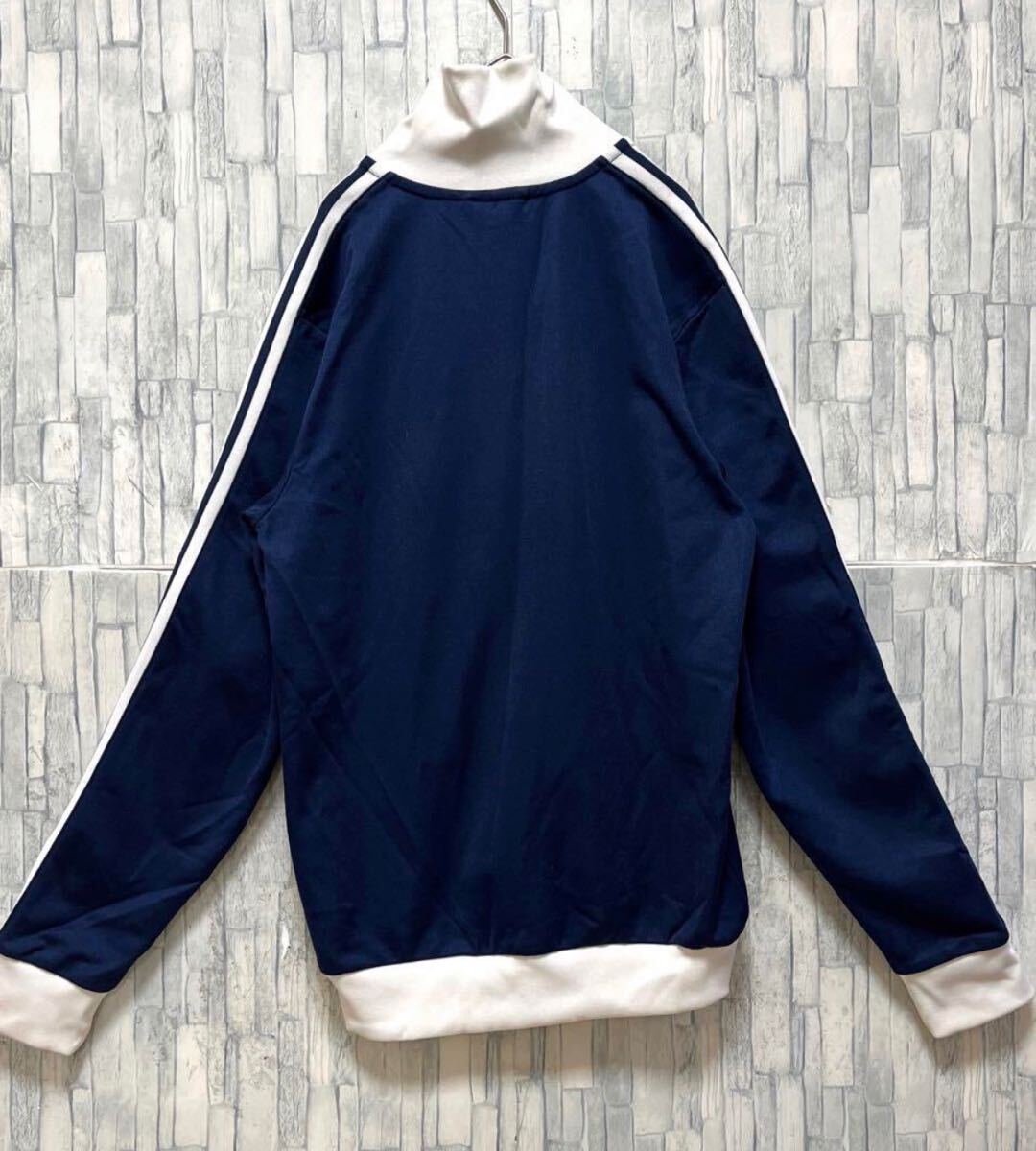 adidas アディダス ジャージ 上 トラックジャケット L ネイビー adidas アディダス ジャージ 上 トラックジャケット L ネイビー