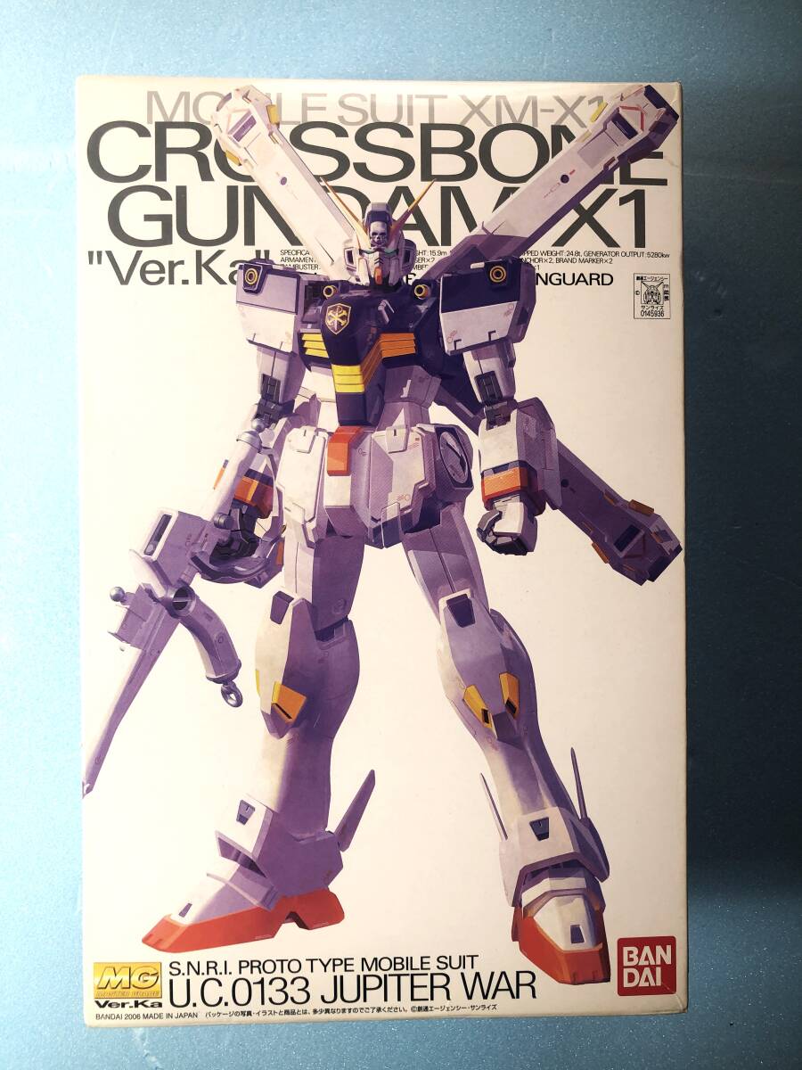 MG　1/100　XM-X1　クロスボーンガンダムX1　〈Var.Ka〉　未開封　　おまけ：ガンダムデカール