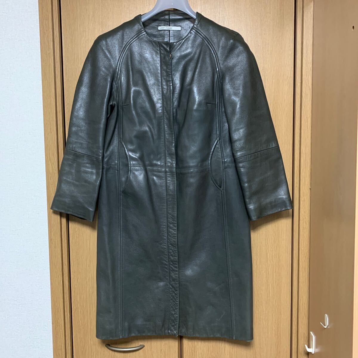 hussein chalayan レザー ロングコート hussein chalayan レザー ロングコート