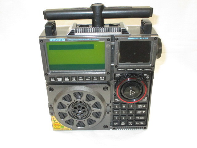 ZHIWHIS ZWS-C919　広帯域多機能ラジオ　FM/MW/SW/USB/LSB/LW/VHF/UHF/AIR/CB/WB　T型アンテナ・日本語取扱説明書・箱　他付き