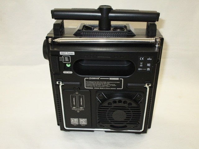 ZHIWHIS ZWS-C919　広帯域多機能ラジオ　FM/MW/SW/USB/LSB/LW/VHF/UHF/AIR/CB/WB　T型アンテナ・日本語取扱説明書・箱　他付き