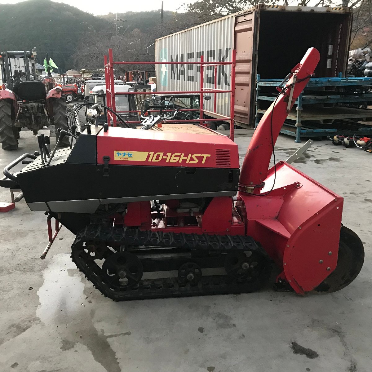 ヤナセ YANASE 10-16HST 除雪機 スノーブロワー 中古 京都発 ヤナセ YANASE 10-16HST 除雪機 スノーブロワー 中古 京都発