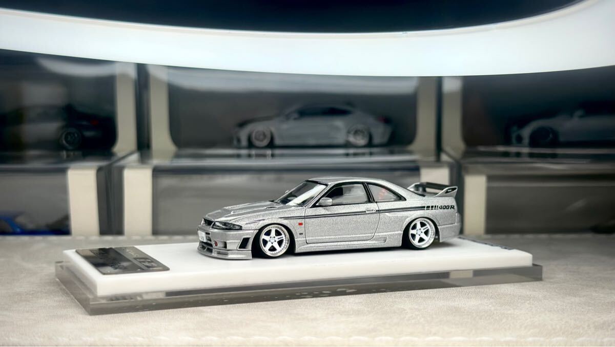 yoshi studio1/64　『NISMO 400R』仕様　R33　シルバー