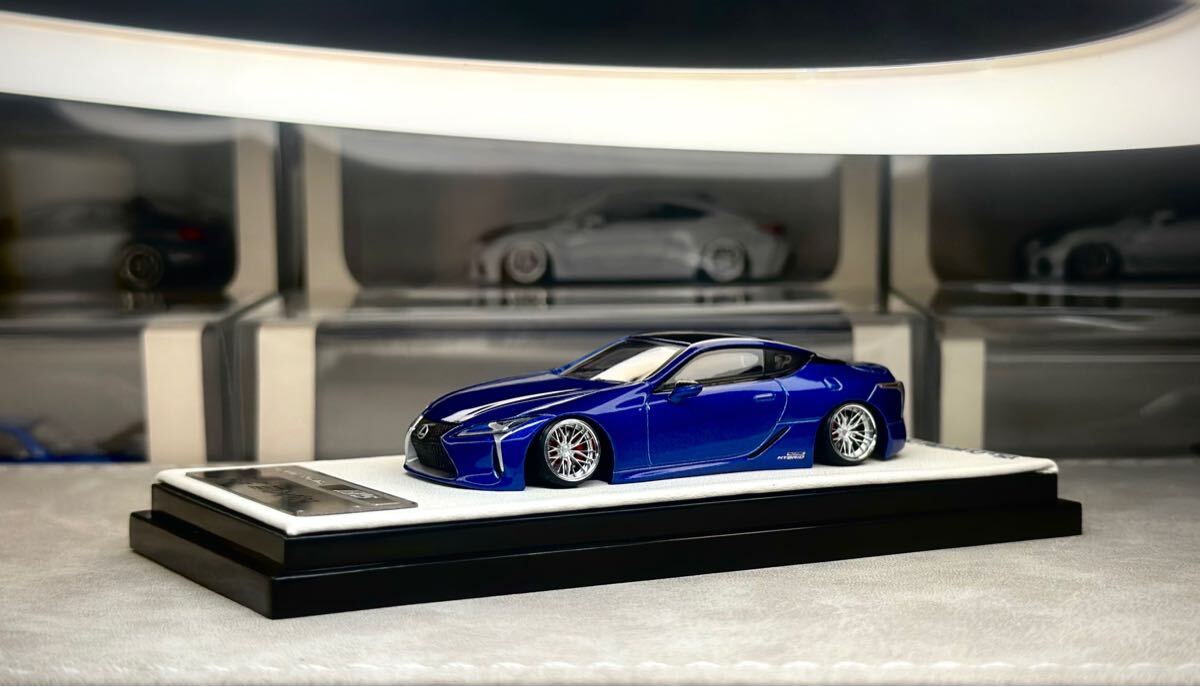 yoshi studio 1/64　LEXUS　LC 500h　青