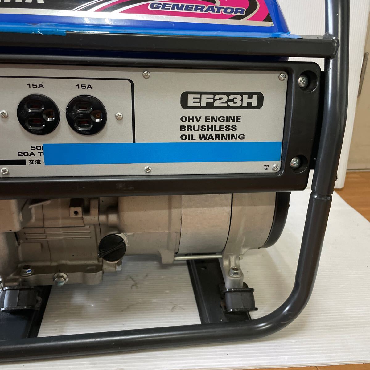 YAMAHA ヤマハ EF23H エンジン発電機 ガソリン 中古 - 発動機 YAMAHA ヤマハ EF23H エンジン発電機 ガソリン 中古 - 発動機