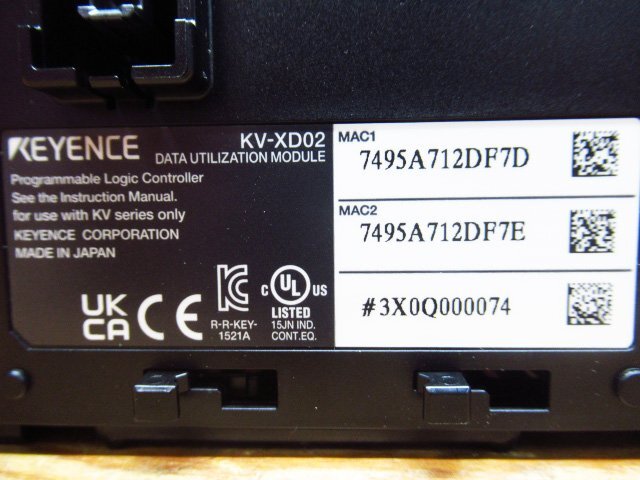 Yahoo!オークション - 未使用品 KEYENCE キーエンス KV-XD02 Yahoo!オークション - 未使用品 KEYENCE キーエンス KV-XD02
