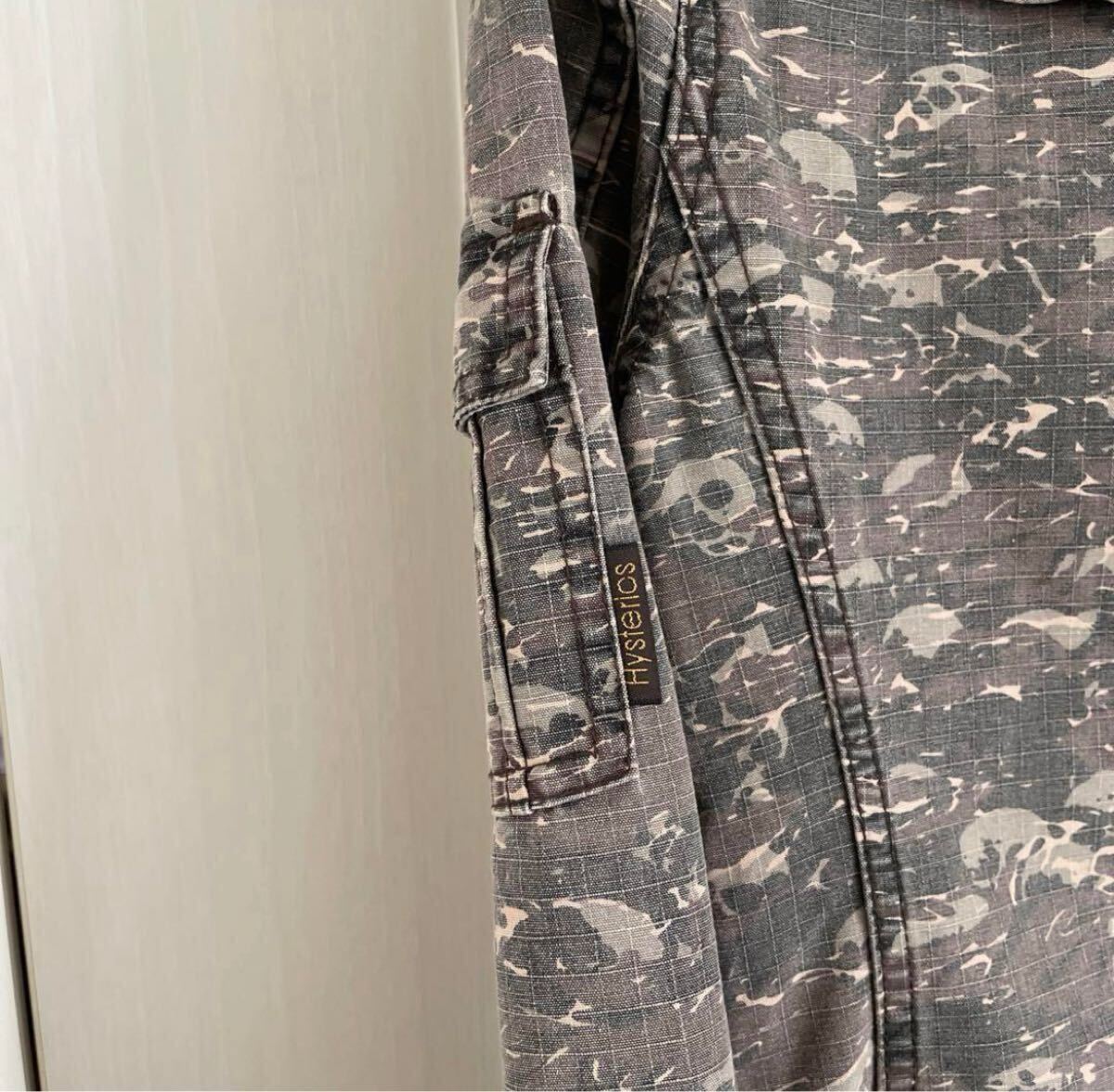 ヒステリックス ドクロ カモフラ 迷彩スカル ヒステリックグラマー ブルゾン ジャケット jacket_画像5