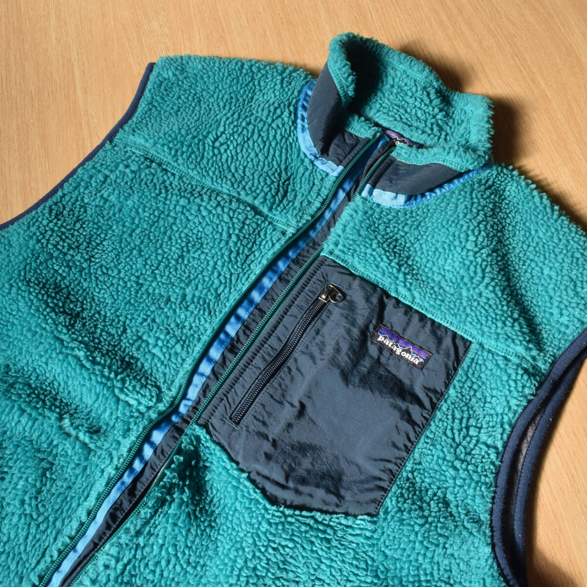 メンズXL 12年 patagonia パタゴニア レトロX フリース ボア クラシック ベスト LXG Luxe Green 緑 アウター