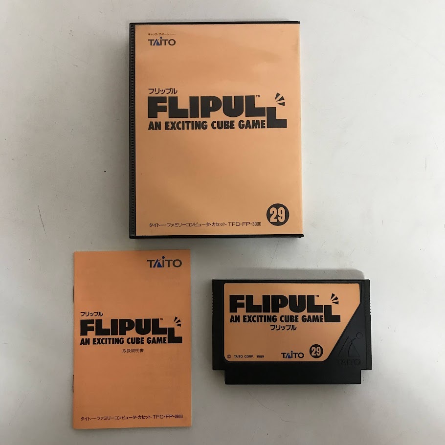 ☆FLIPULL フリップル TAITO タイトー レトロゲーム ファミリーコンピューターソフト