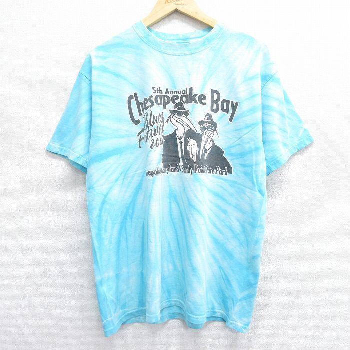 【30%OFF】L/古着 半袖 ビンテージ ロック バンド Tシャツ メンズ 00s チェサピークブルースフェスティバル ケニーウェインシェパード 3OF
