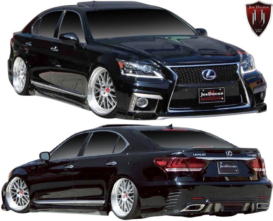 [M's] Lexus 40 серия LS 40LS LS460 F спорт поздняя версия (2013y-2017y) JOB DESIGN спойлер багажника FRPjob дизайн JOBDESIGN неоригинальный товар 