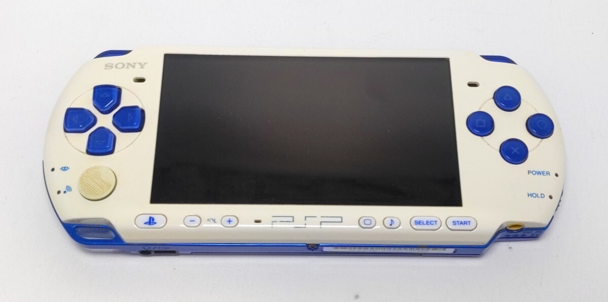 PSP-3000 ホワイト ブルー「ジャンク」「即日発送」 PlayStation プレイステーション PSP