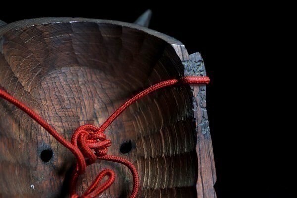 ◇雅◇ 古美術品 神楽 細密彫 木彫 般若面 厄除 22cm 189g 唐物 ◇雅◇ 古美術品 神楽 細密彫 木彫 般若面 厄除 22cm 189g 唐物