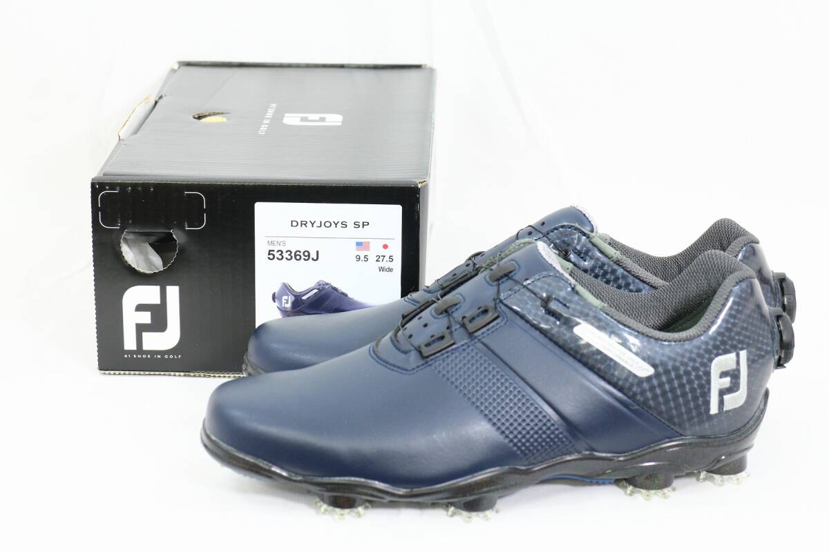 SH021 DRYJOYS-SP 53369J_27.5cm BOA スパイク JOOTJOY フットジョイ メンズ シューズ 未使用 ネイビー ドライジョイズ