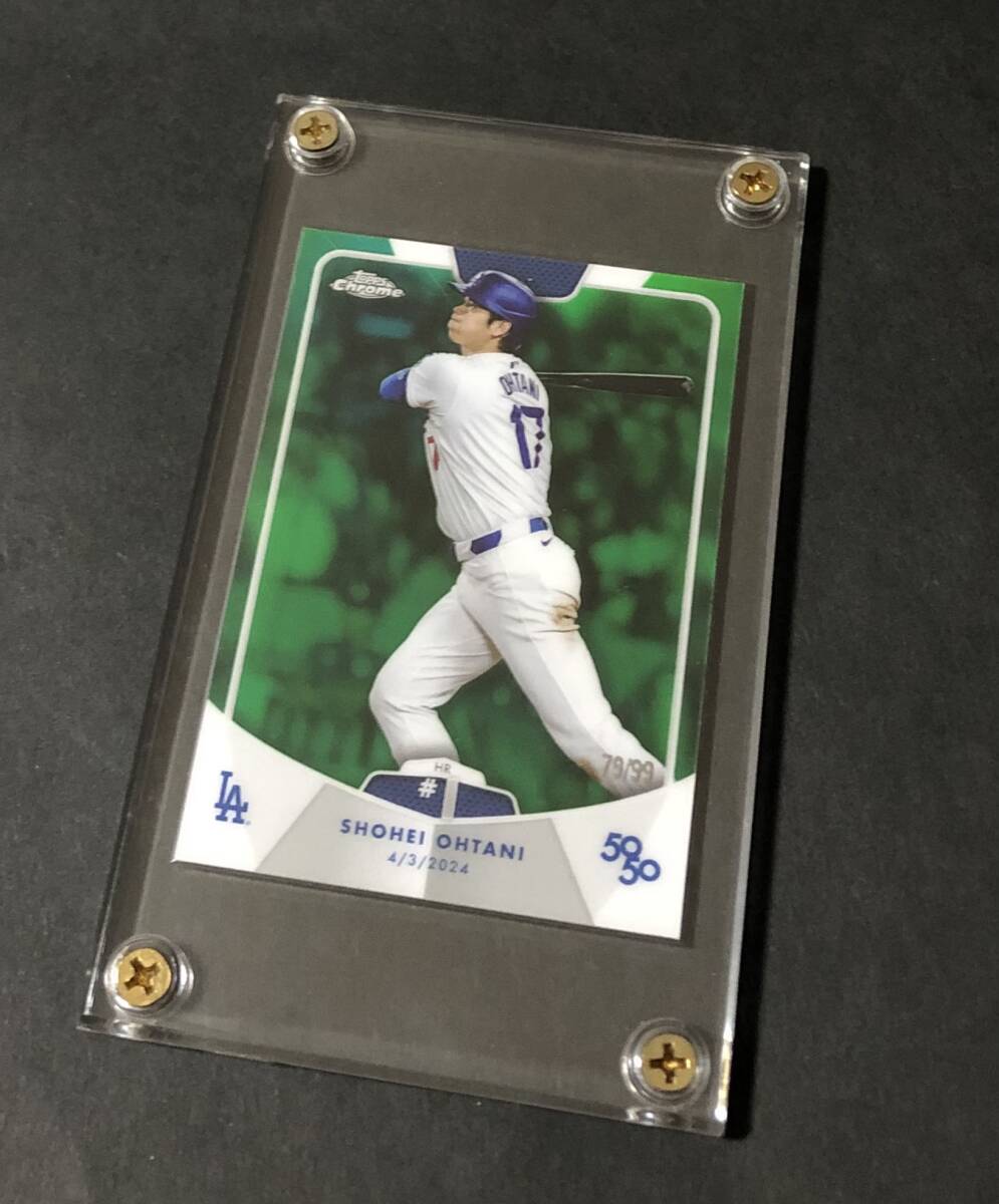 1号ホームラン 99枚限定!大谷翔平 Topps 50/50 HR#1 きやすい 1号ホームラン 99枚限定!大谷翔平 Topps 50/50 HR#1 きやすい
