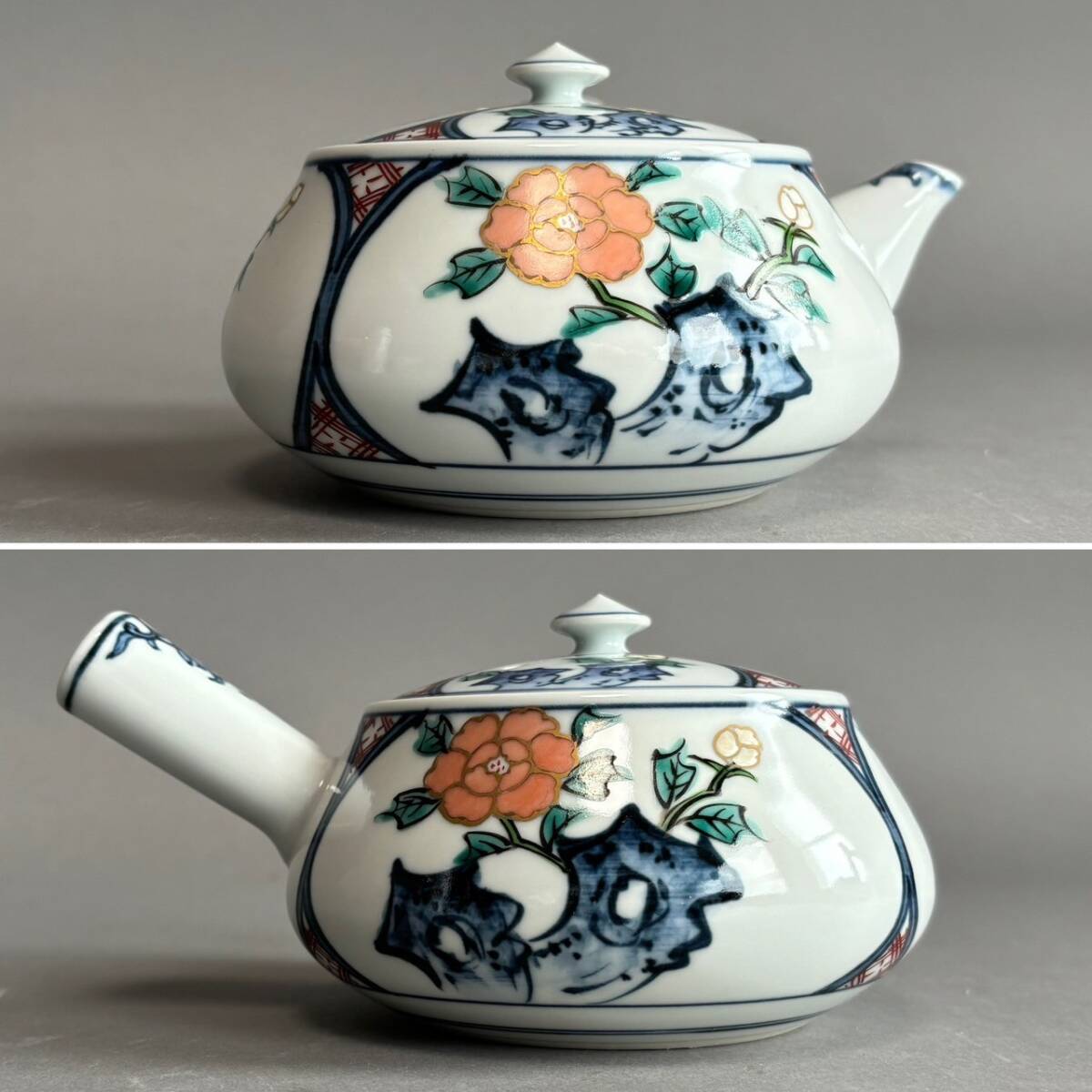 京山造 京焼 煎茶碗 煎茶道具 骨董 茶器 時代物 鳥居京山 染付 金彩 Yahoo!オークション - YM577 京焼 平安 瑞泉 金彩 色絵染錦 牡丹