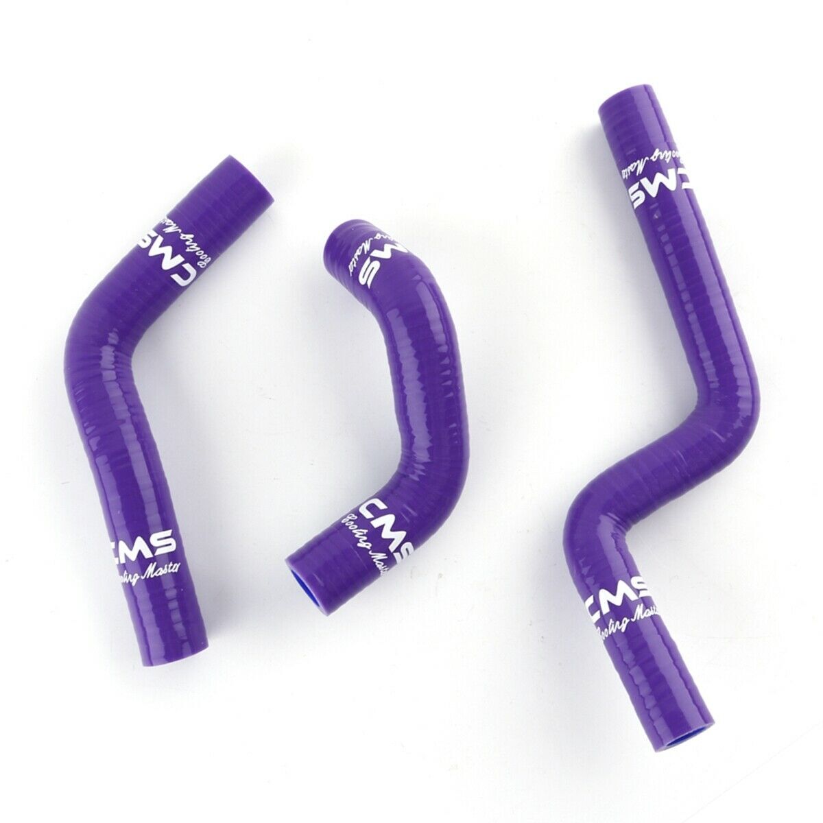  radiator hose Kawasaki KX100 KX100F \'14-\'21 coolant hose bike motorcycle 3P CMS made purple 