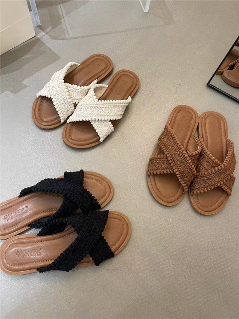  sandals simple casual Rome beach shoes ..... lady's shoes [37]23.5cm coffee ( pictured color )