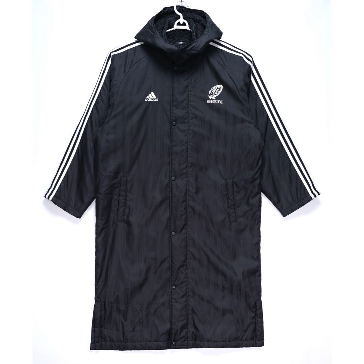 早稲田大学ラグビー蹴球部/裏ボア ベンチコート/adidas 早稲田大学ラグビー蹴球部/裏ボア ベンチコート/adidas