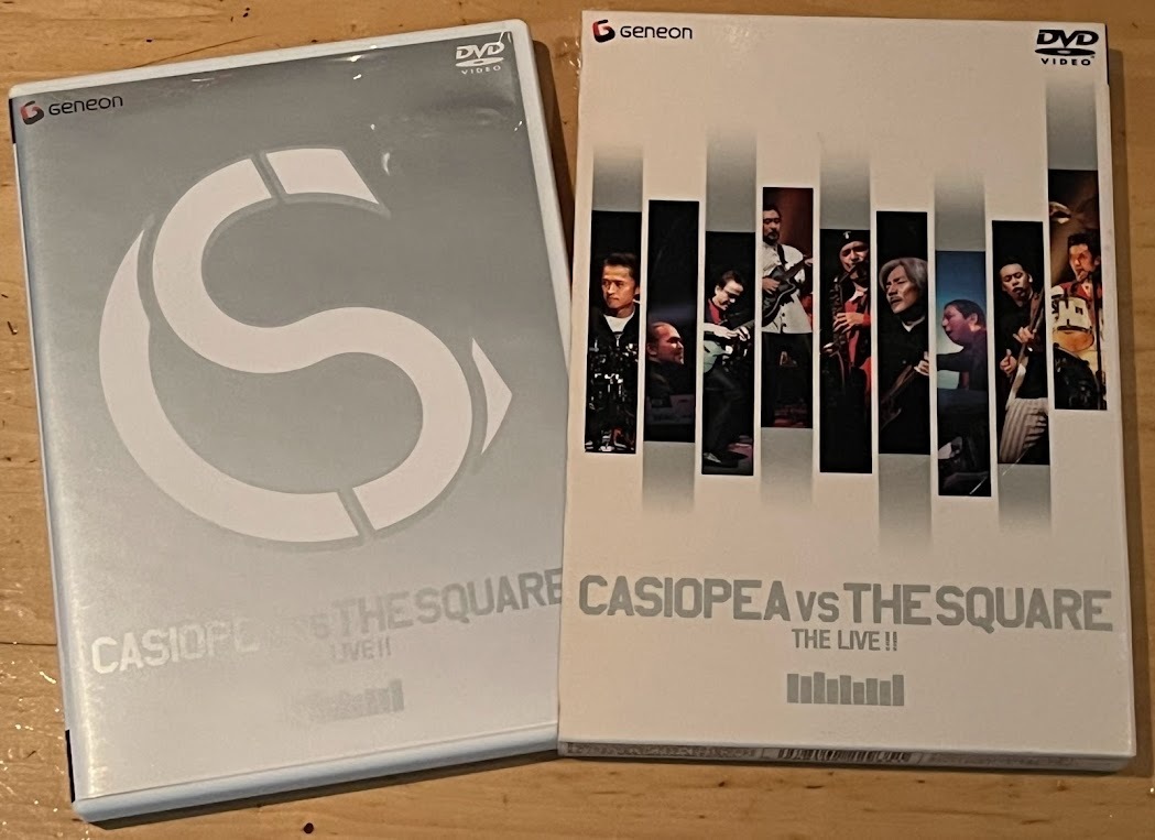 Casiopea vs The Square カシオペア vs ザ・スクェア The Live!! 2003 ２枚組 DVD 中古 FUSION ライヴ映像