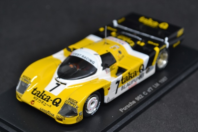 SPARK 1/43 Porsche 962 C No.7 LM 1987 スパーク ポルシェ 962C JOEST ヨースト taka-Q タカキュー ル・マン 24時間 絶版