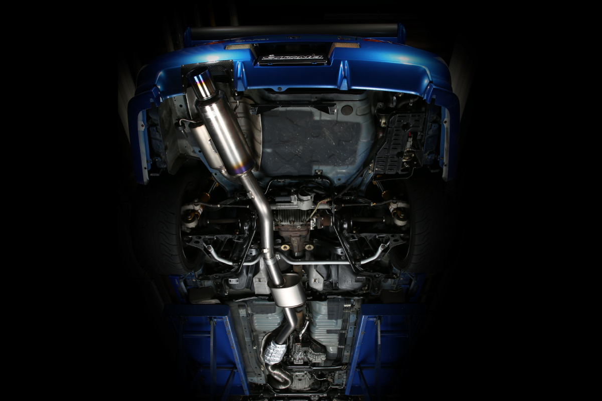 TOMEI Ti SPORTS チタニウム車検対応マフラー NISSAN スカイラインGT-R BNR34 RB26DETT［ 442003］_画像4