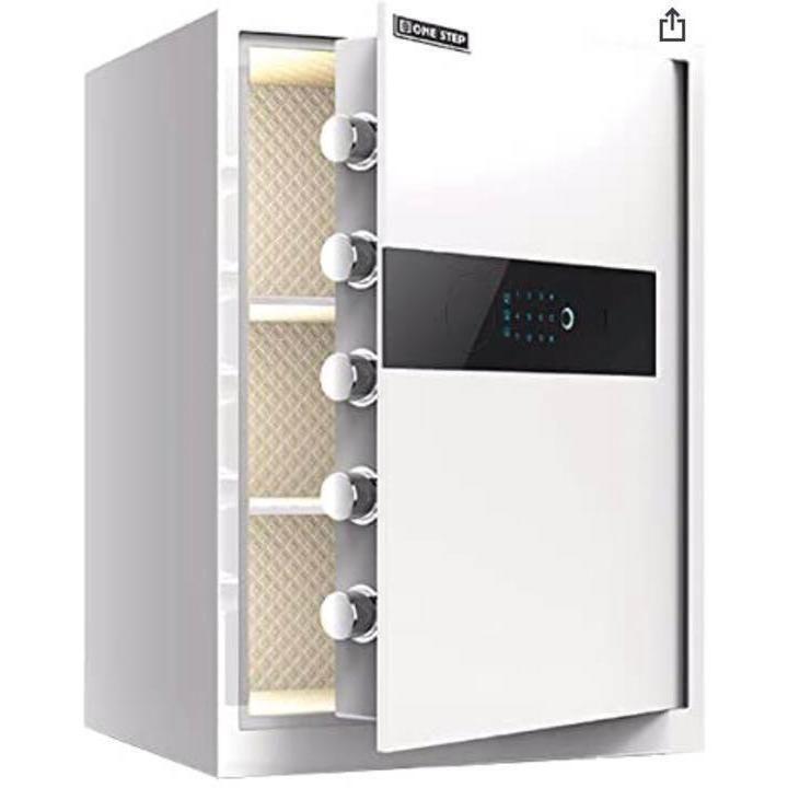 ☆1157 電子金庫 タッチパネル (60cm, 白) 指紋認証 アラーム ☆1157 電子金庫 タッチパネル (60cm, 白) 指紋認証 アラーム