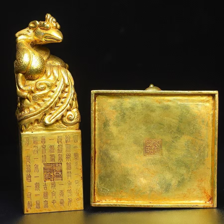 古銅器 秘藏 【 商周時期 青銅 彩繪鏡 恭請供奉 風水置物】 中國文玩