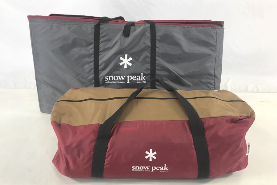 【送料無料】大阪)◆◆SNOW PEAK スノーピーク アメニティドーム（M）SDE-001R アップライトポール フロアシート マットセット