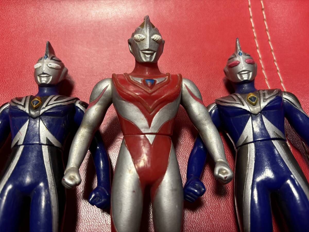 ☆ 特撮ソフビ ウルトラマンガイア ぬるく 3体セット