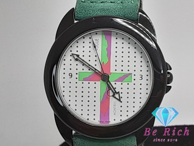 モントレス MONTRES メンズ 腕時計 5001.301 白 緑 ホワイト グリーン SS ブレス アナログ クォーツ QZ ウォッチ  ht5003