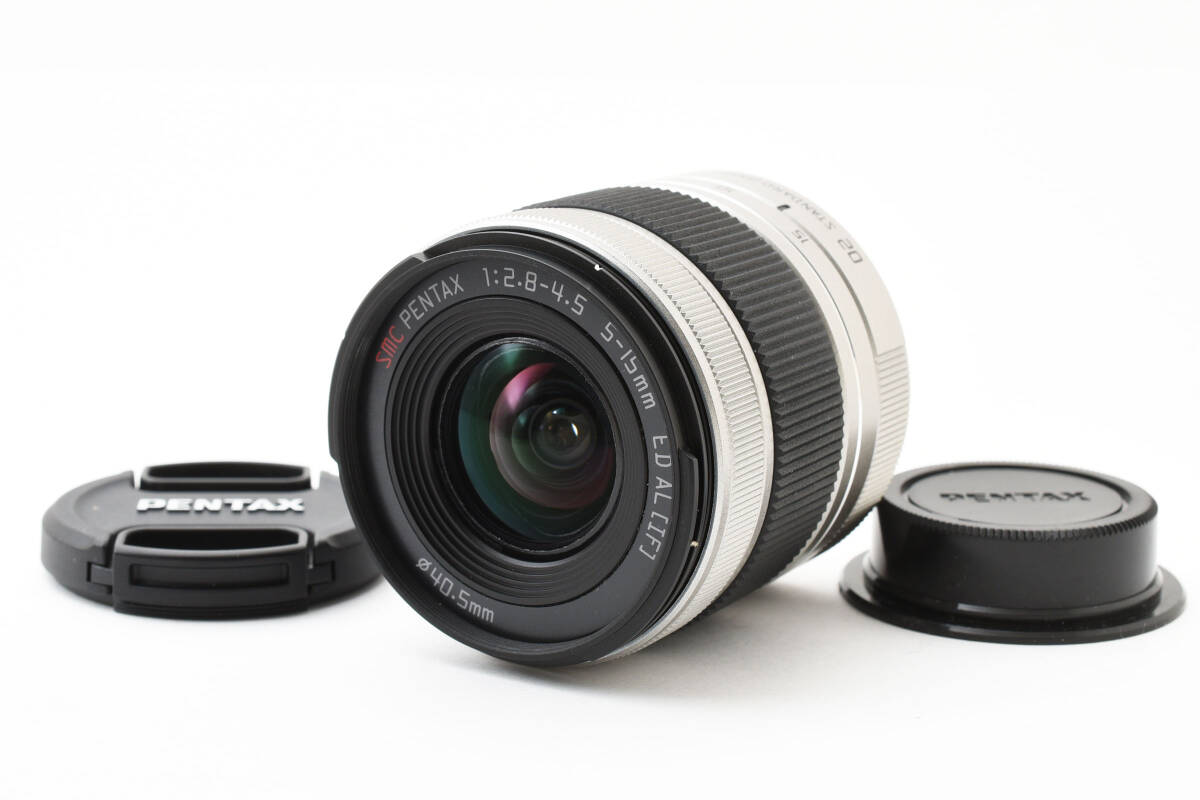 超美品 ペンタックス 02 5-15mm F/2.8-4.5 非球面レンズ シルバー Pentax 545